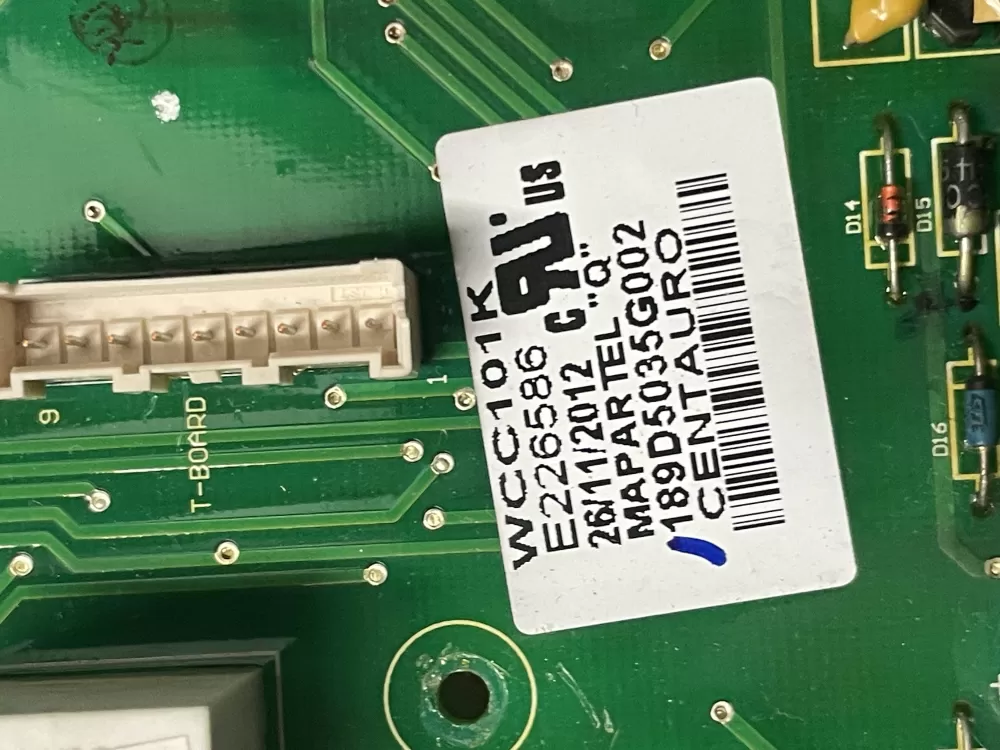 GE Hotpoint WCC101K Washer Control Board AZ23205 | WM923