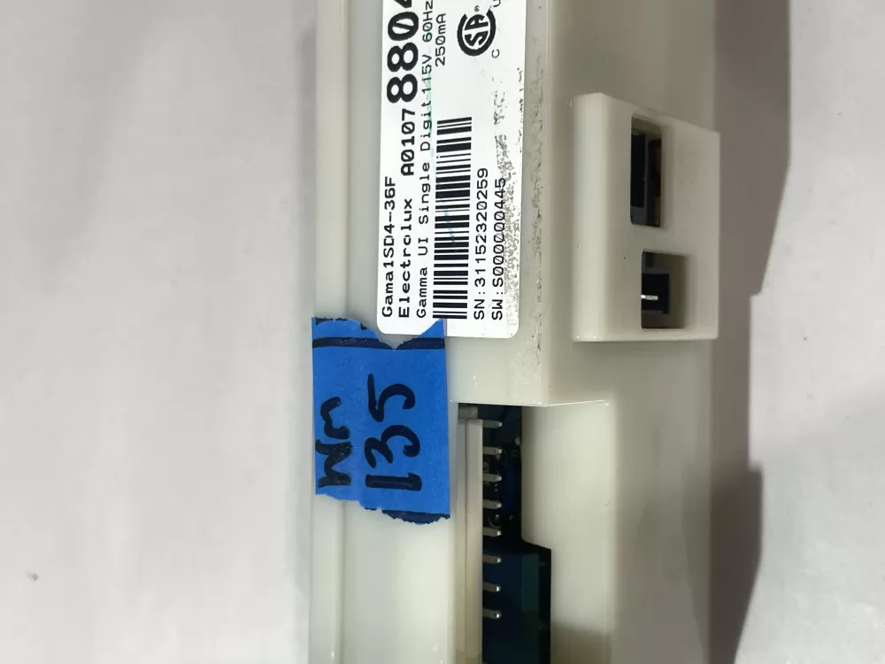 Frigidaire A01078804 242207704 Refrigerator UI Control Board AZ205659 | Wm135