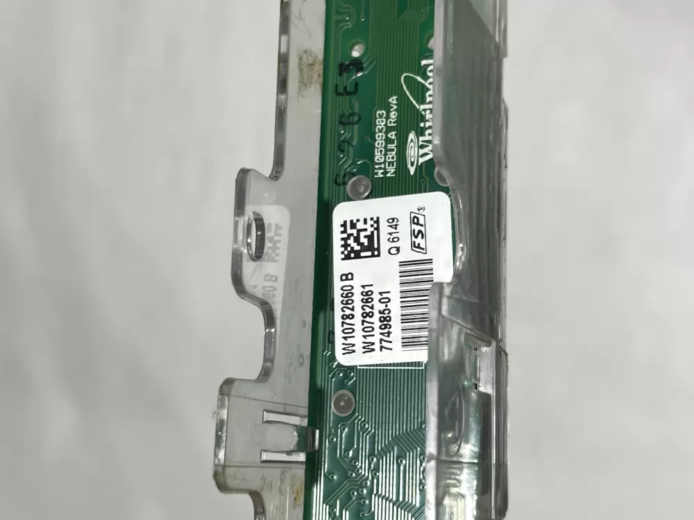 Whirlpool W10782660 Dishwasher Interface Control Board AZ153307 | Wm2500