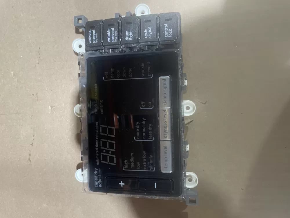Whirlpool W10389292 Dryer User Interface Display Control Board AZ63912 | KM2080