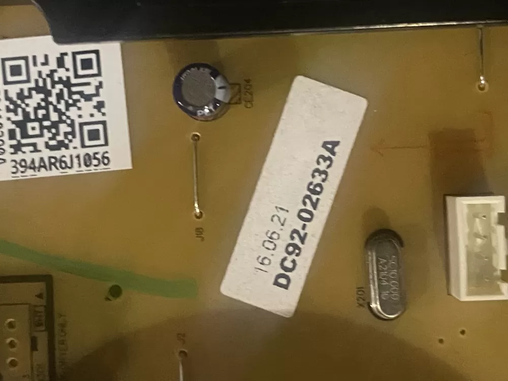 Samsung DC92 02633A Dryer Control Board Display AZ32206 | Wm104