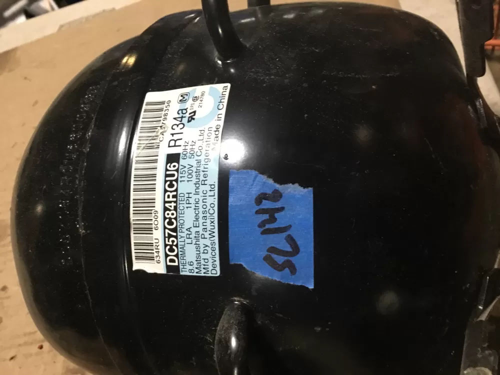 GE Panasonic DC57C84RCU6 Refrigerator Compressor AZ97401 | Sl142