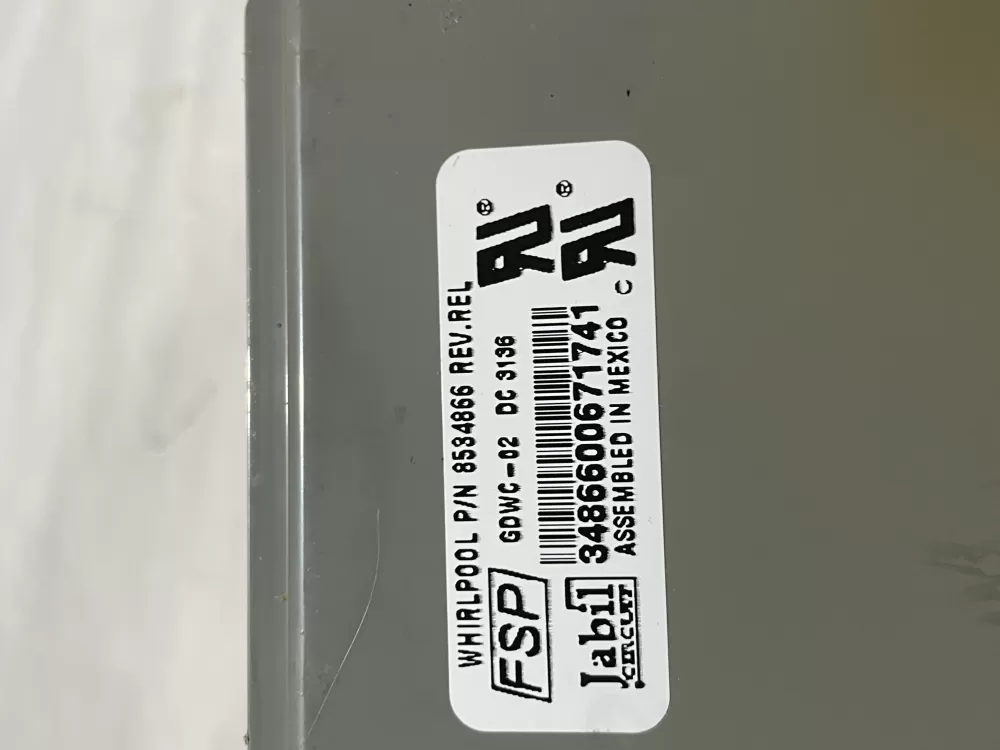 Whirlpool WP8564543 Dishwasher Control Board AZ123623 | Wm286