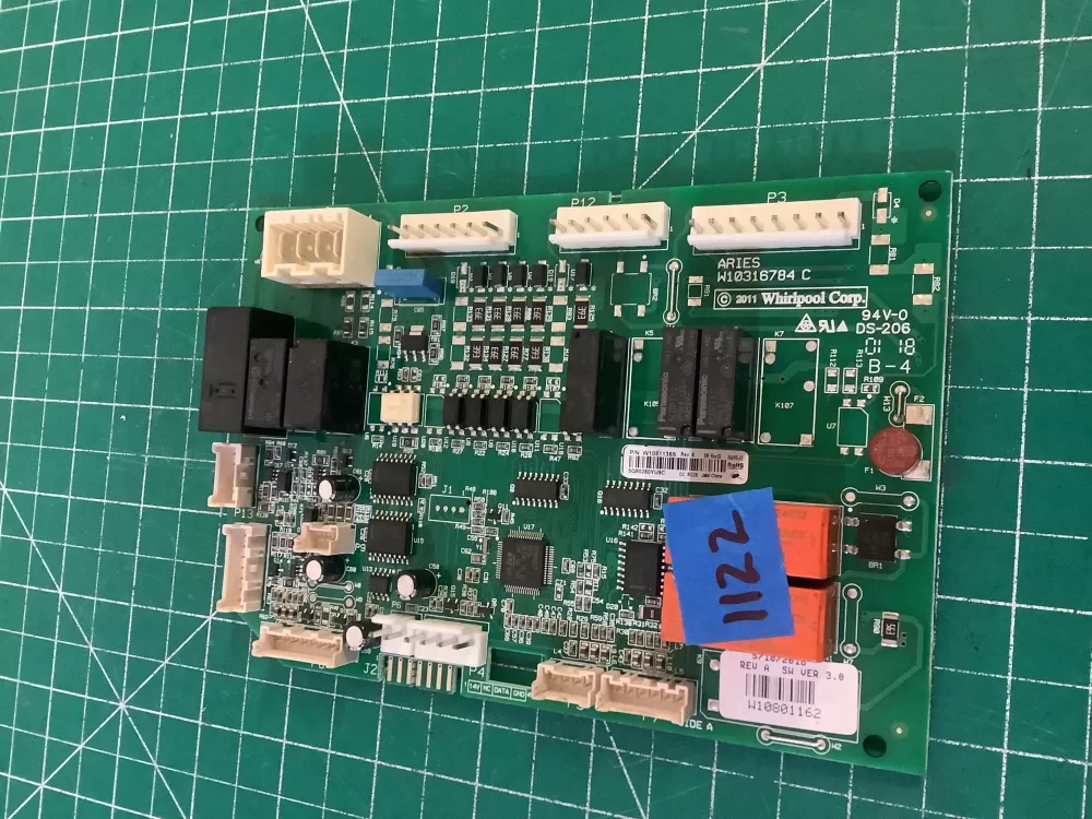 Whirlpool W10675033 W10801162 Refrigerator Control Board AZ206660 | NR1122