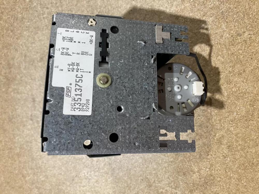 Whirlpool  KitchenAid 3355825  AP2908085  3355825A  3351375  520883  AH341532  EA341532  PS341532 Washer Timer
