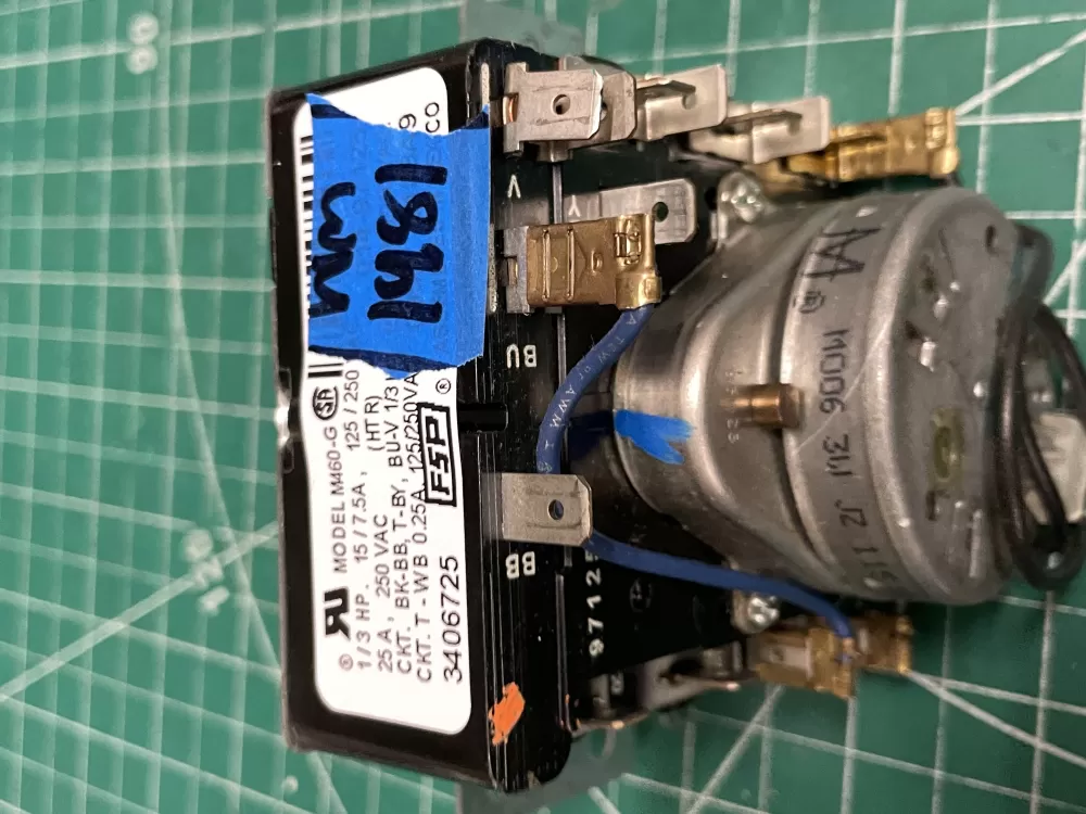Whirlpool Maytag Amana AP6008573 3406725 WP3406725 Dryer Timer AZ210351 | Wm1981