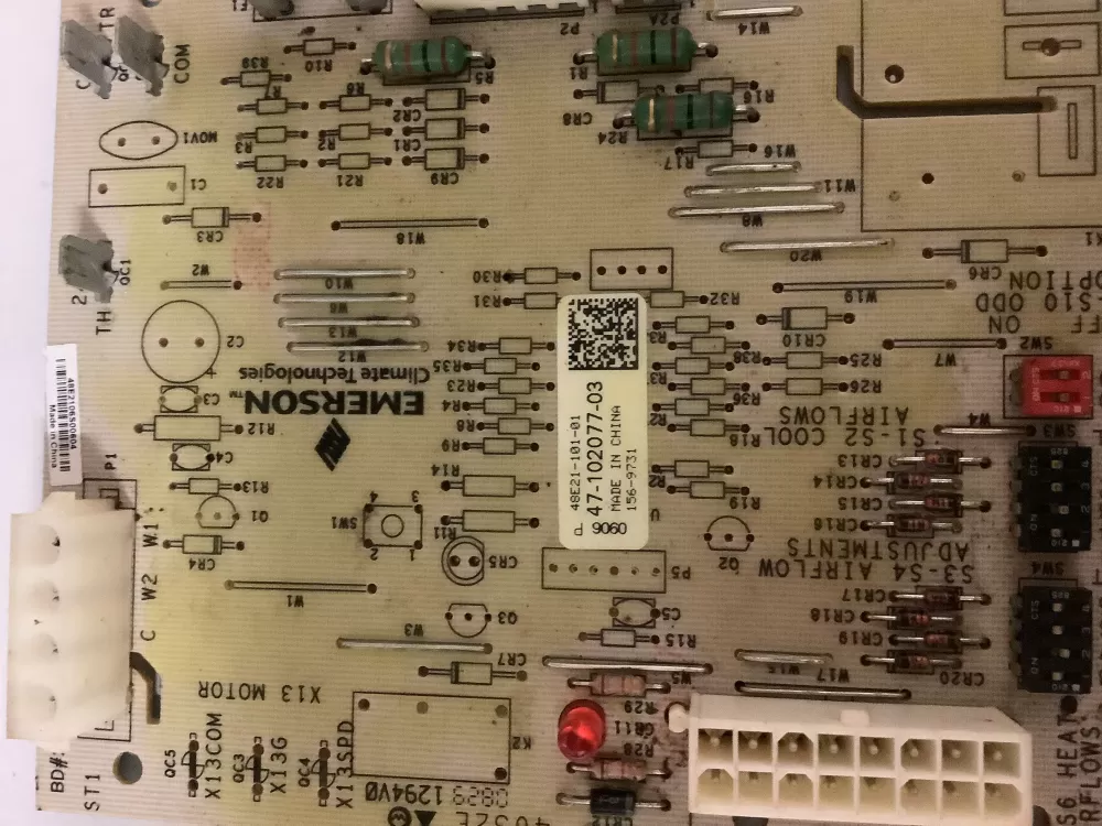 Rheem Emerson 47 102077 03 48e21 101 01  Control Board AZ102408 | AV1338