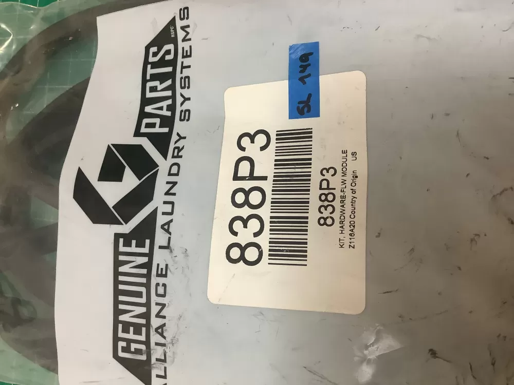 Alliance 838P3 Speed Queen Washer Dryer Hardware-FLW Module AZ223260 | SLA149