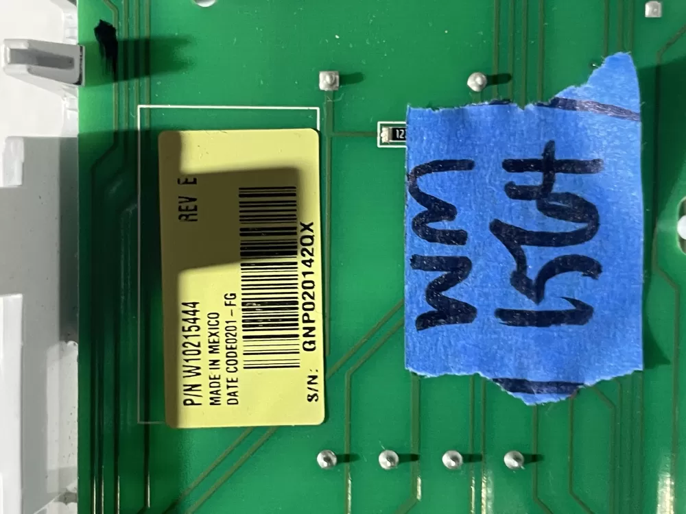 Whirlpool W10215444 Washer Control Board