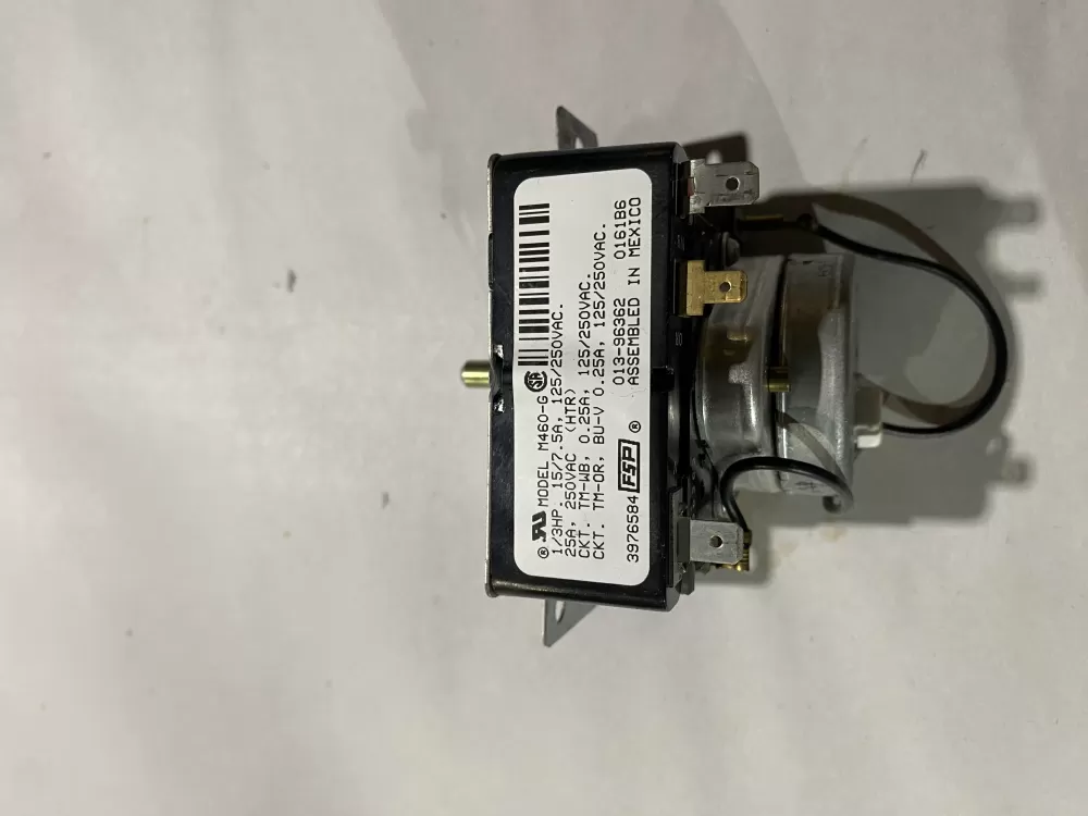 Whirlpool  Kenmore  Maytag  Estate  Amana  Inglis WP3976584  AP6009033  3976584  3406714  548383  PS11742175  013-96362 Dryer Timer