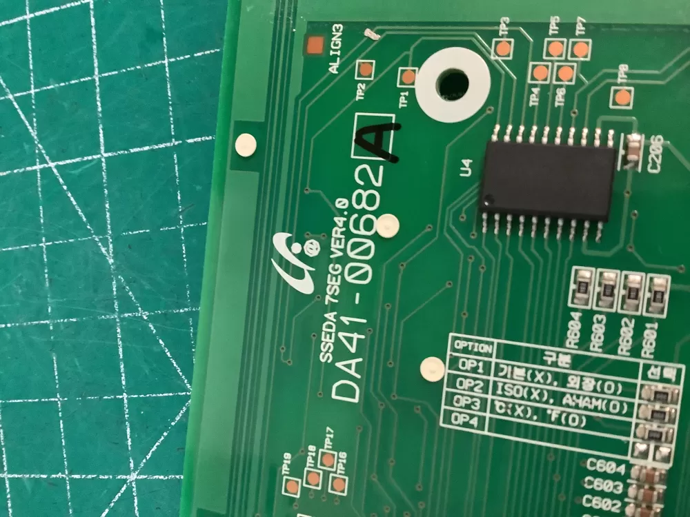 Samsung LG DA41-00682A Refrigerator Dispenser Control Board AZ227965 | NR508