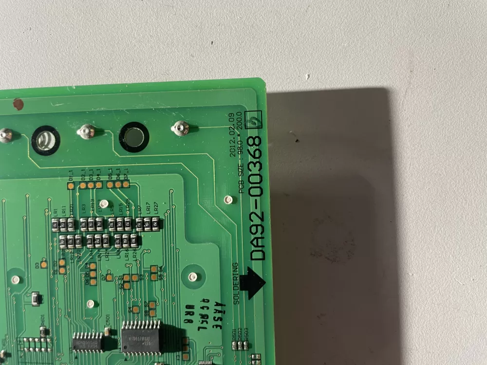 Samsung DA92-00368B Refrigerator Dispenser UI Control Board AZ40018 | Wm361