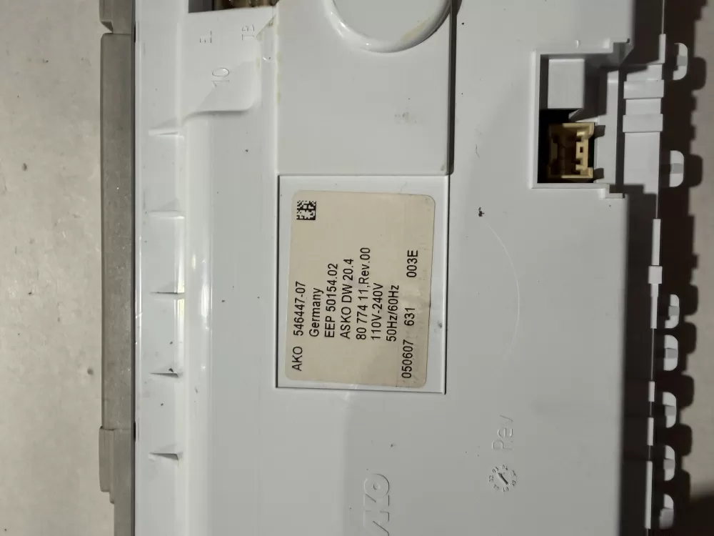  Asko Viking 546447-07 Dishwasher DW20.3 main control board AZ228339 | KM199