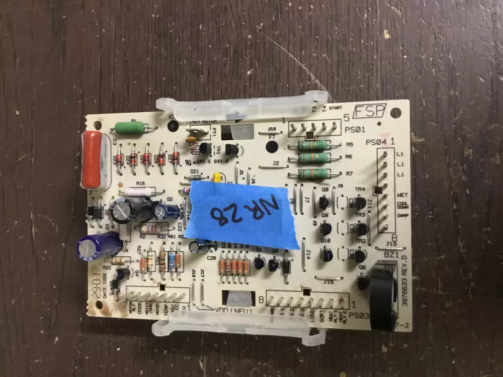 Whirlpool 100 01288 00 Dryer Control Board Circuit AZ16399 | NR28