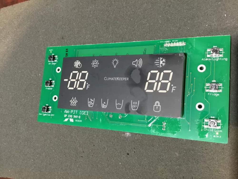 Samsung DA41-00475E Refrigerator Control Board UI LED AZ89899 | NR762