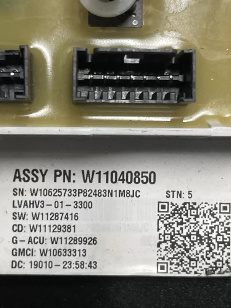 Whirlpool W11130238 W11040850 Washer Control Board AZ24150 | WM813