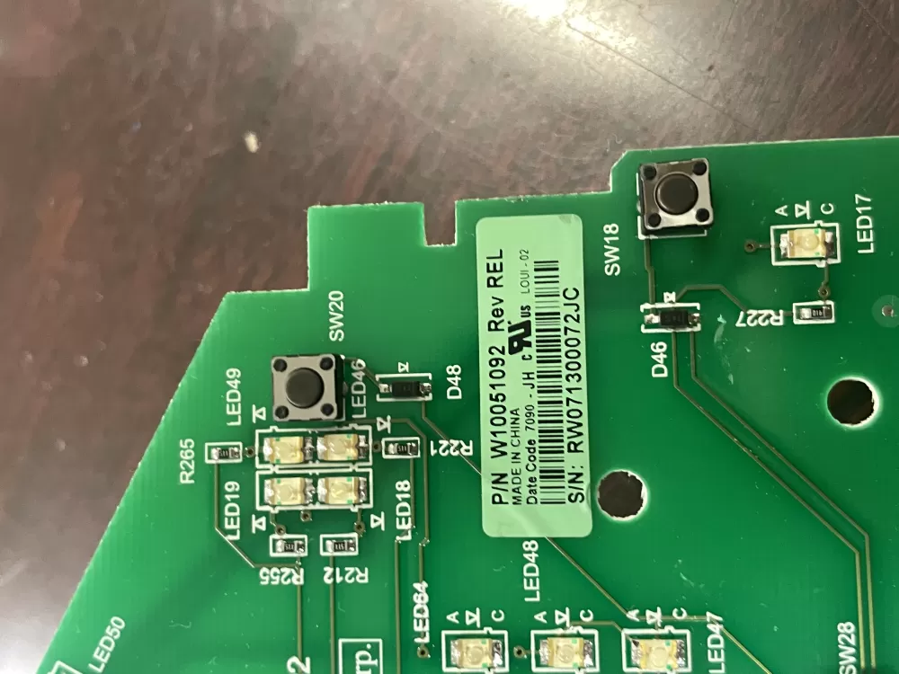 Whirlpool Maytag AP6014796 W10051092 Washer Control Board AZ37487 | WM454