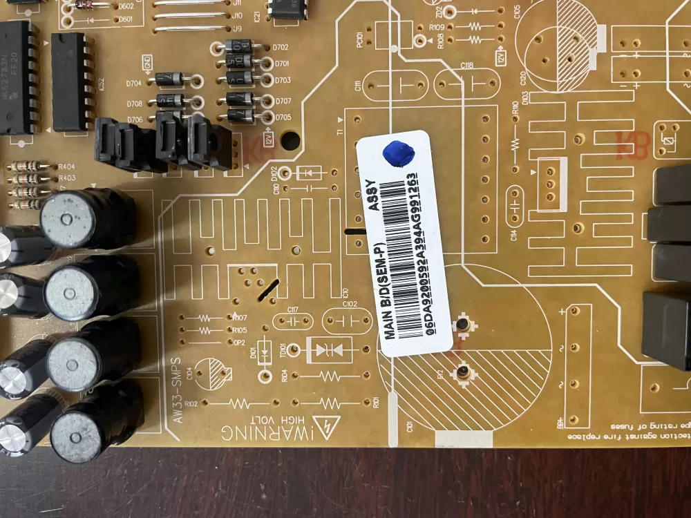 Samsung DA92-00592A DA92-00592B Refrigerator Control Board AZ52186 | KM1900