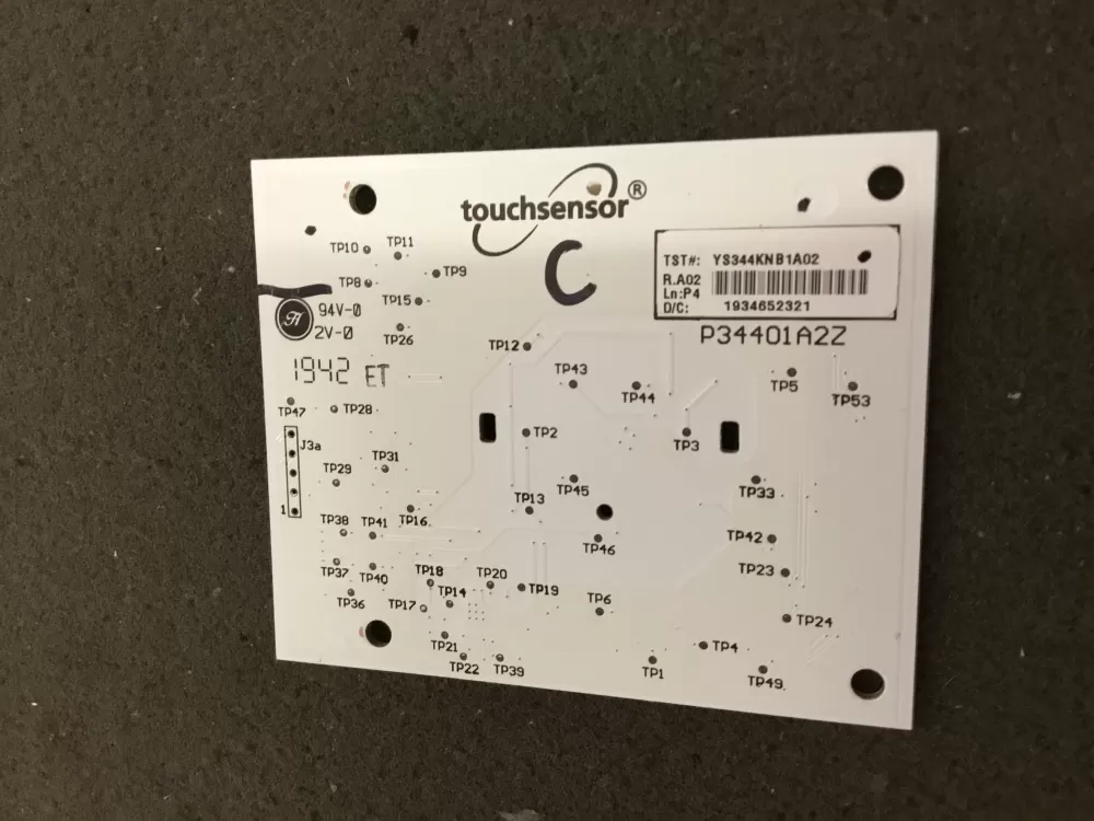 Whirlpool Washer YS344KNB1A02 P34401A2Z LED Touch Sensor AZ100271 | NR115