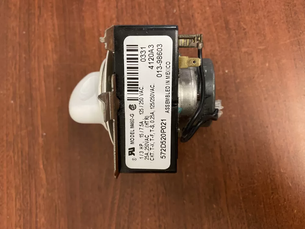GE 572D520P021 WE4M271 Dryer Timer AZ61597 | BK1947