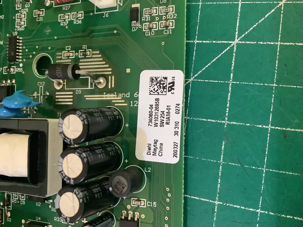 Whirlpool Maytag W10312695B Refrigerator Control Board AZ208070 | NR89