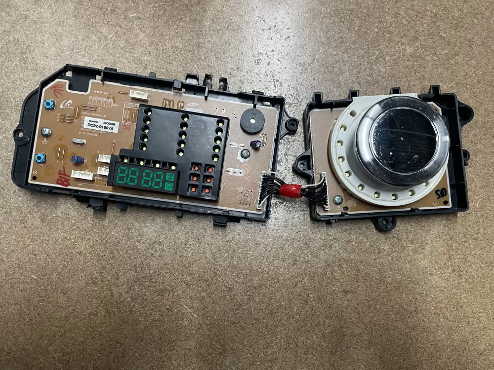 Samsung DC92 01607A Dryer Control Board Interface AZ5772 | KMV146