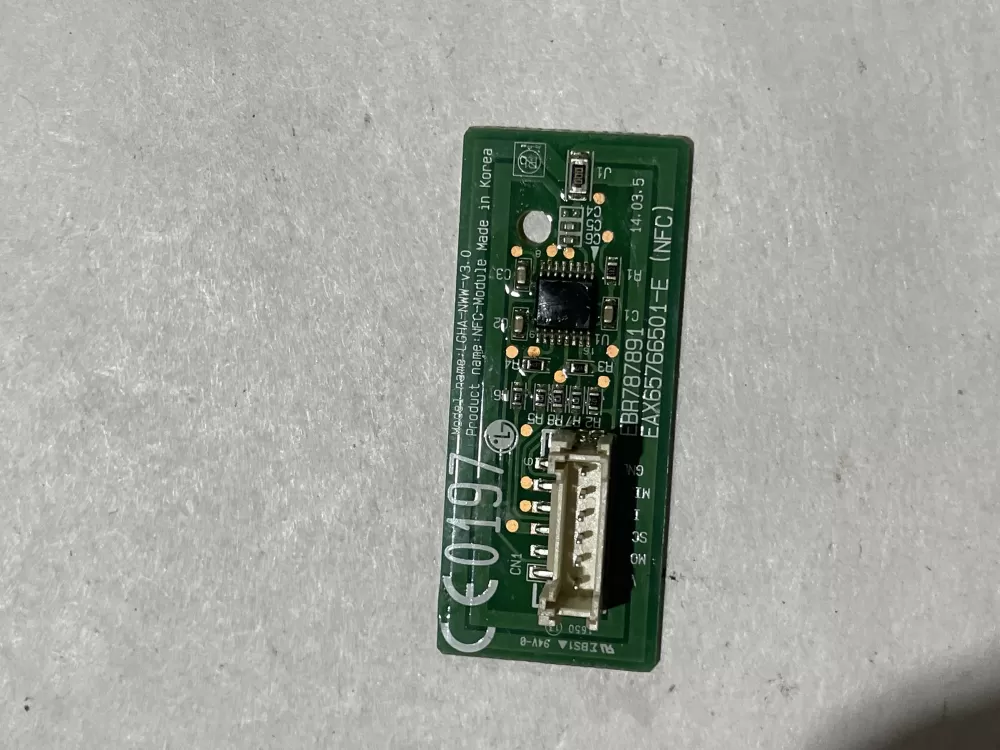 LG EBR80574938  AP6982795  EBR78789101 Washer User Interface Control Board