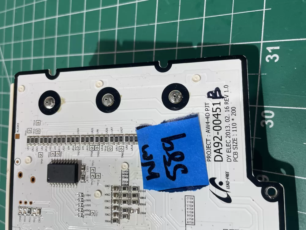 Samsung DA92 00451B Refrigerator Control Board Dispenser AZ195562 | Wm589