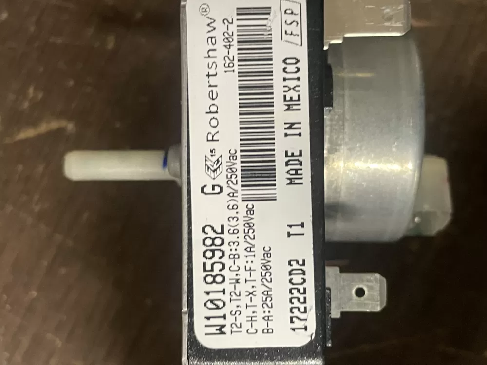 Whirlpool Maytag W10185982 Kenmore WPW10185982VP Dryer Timer AZ47609 | Wm562