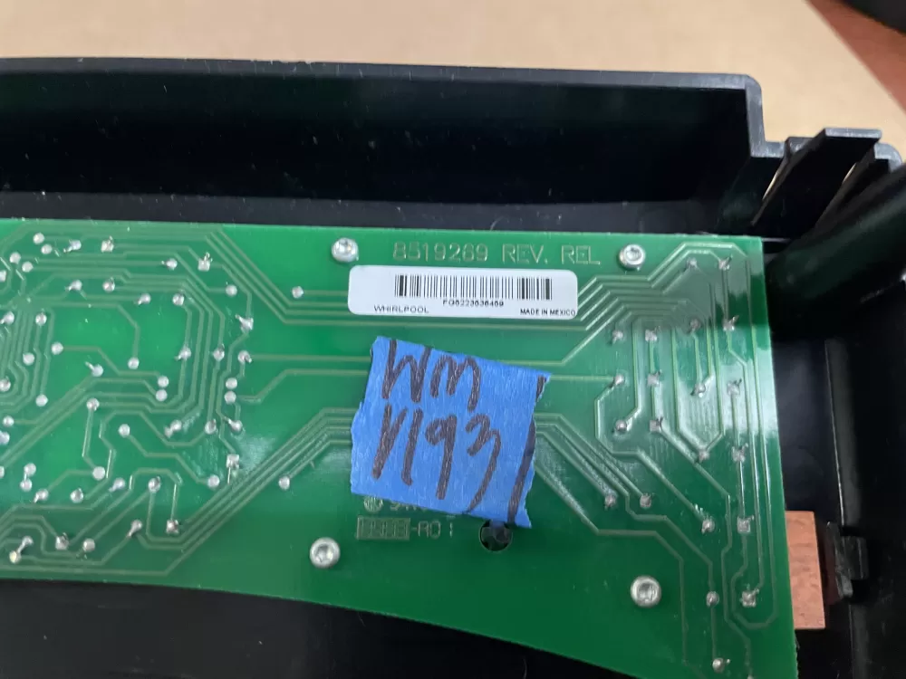 Whirlpool Kenmore 8519269 Dryer Control Board Rev AZ102519 | Wmv193