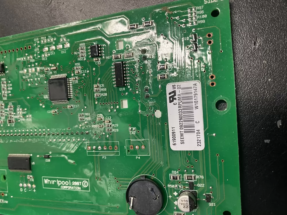 Whirlpool W10179147A Refrigerator Dispenser Control Board AZ17254 | BK985