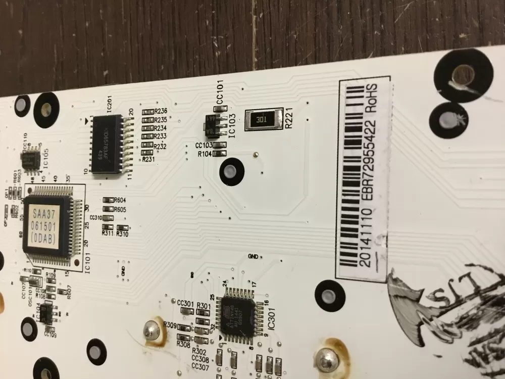 LG EBR72955422 EBR72955426 Refrigerator Control Board AZ14590 | NR562