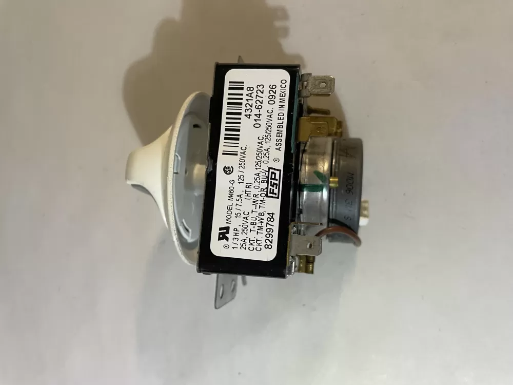 Whirlpool  Kenmore WP8299784  AP6012590  8299784  909733  014-62723  PS11745800 Dryer Timer