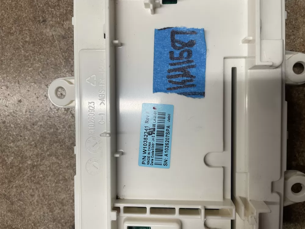 Whirlpool W10352341 Dryer Control Board AZ10626 | KM1587