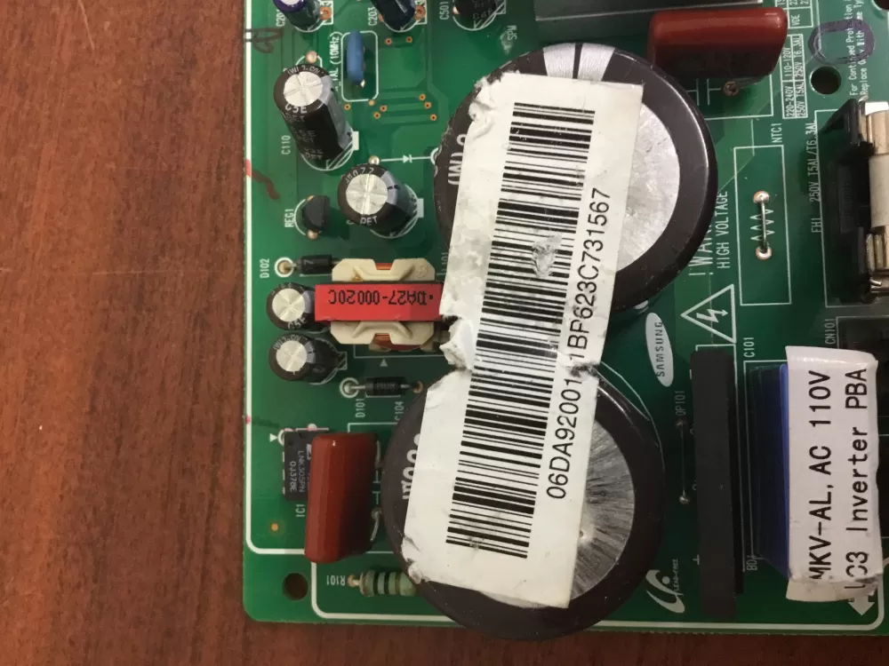 Samsung DA92-00111B Refrigerator Inverter Control Board AZ30589 | NR917