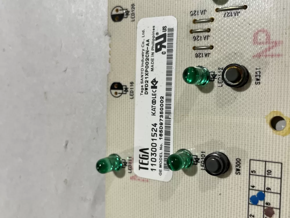 GE 165D9735G002 Dishwasher Control Board / AZ186730 | Wm2682