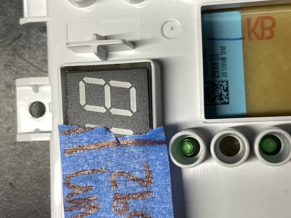 Kenmore EBR75092938 Washer Interface Control Board AZ36705 | Wm392