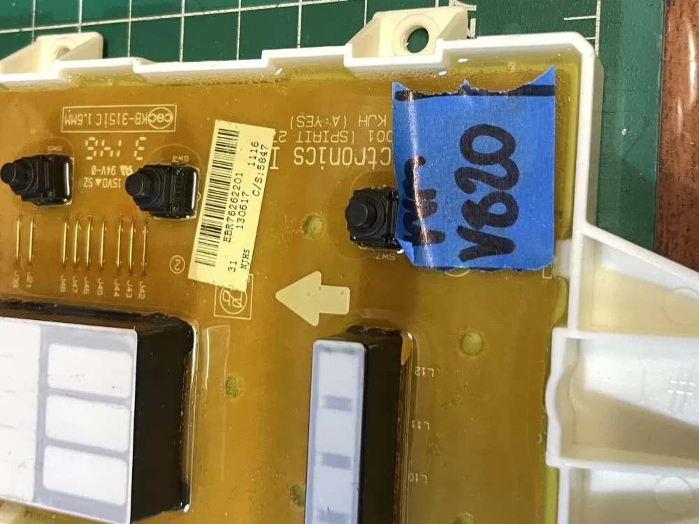 LG EBR76262201 EBR75446006 Washer Control Board AZ202399 | Wmv820