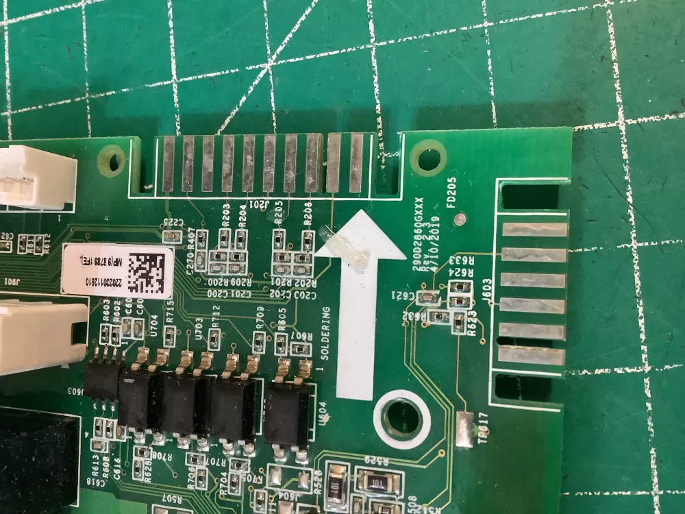 GE 290D2860G Washer Control Board AZ215597 | NR1333
