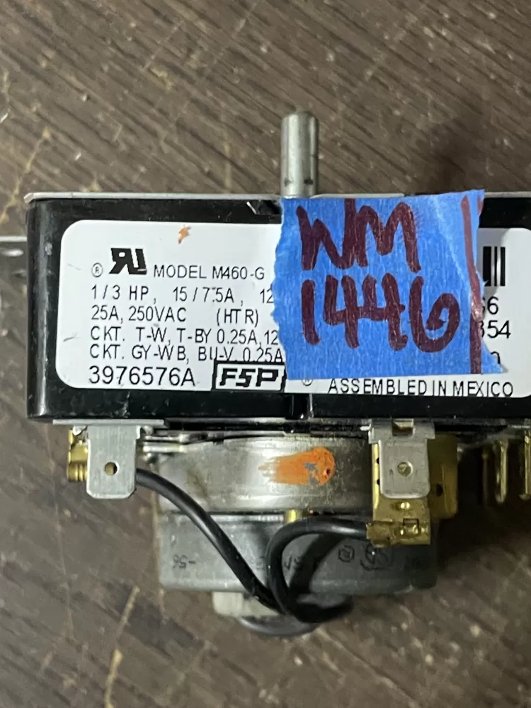 Kenmore 3406702A WP3976576 3406015 3406702 3976576 Dryer Timer AZ43623 | Wm1446