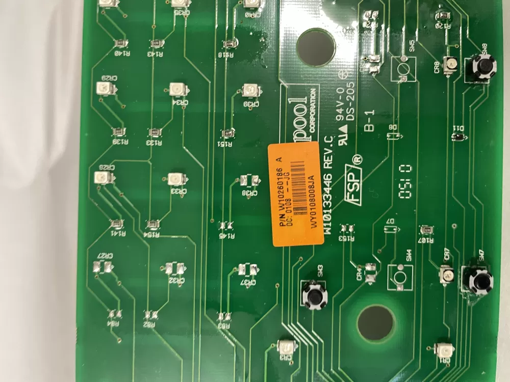 Whirlpool Maytag W10260186 W10258434 Washer Control Board AZ225232 | Wmv124