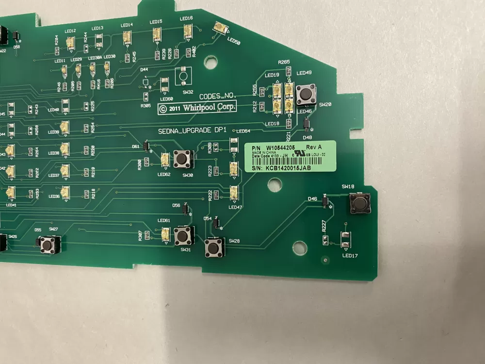 Whirlpool W10544205 WPW10536854 W10536854 Washer Control Board AZ210979 | BK1355