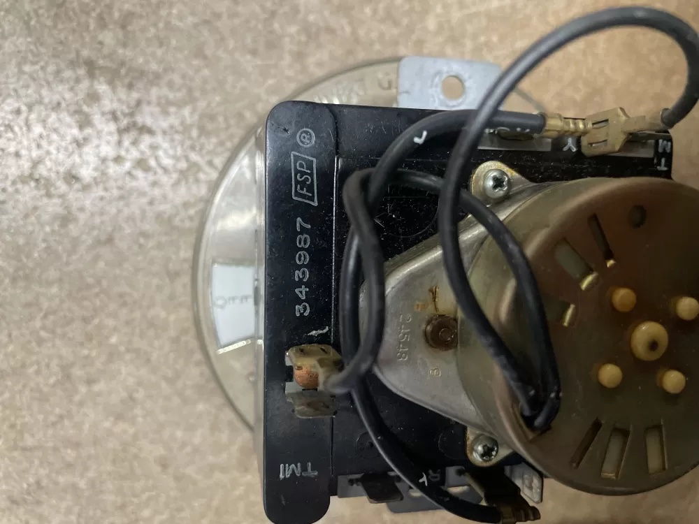 Whirlpool 343987 013 28170 Dryer Timer Gas AZ15420 | KM1634