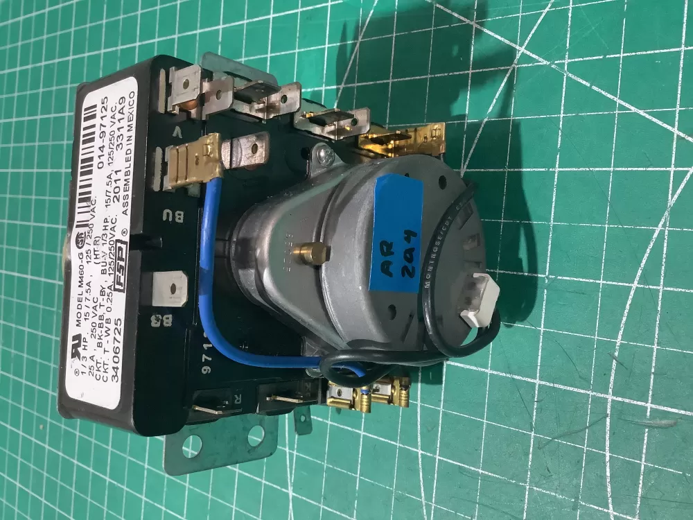 Whirlpool Maytag Amana AP6008573 3406725 WP3406725 Dryer Timer AZ189140 | AR294