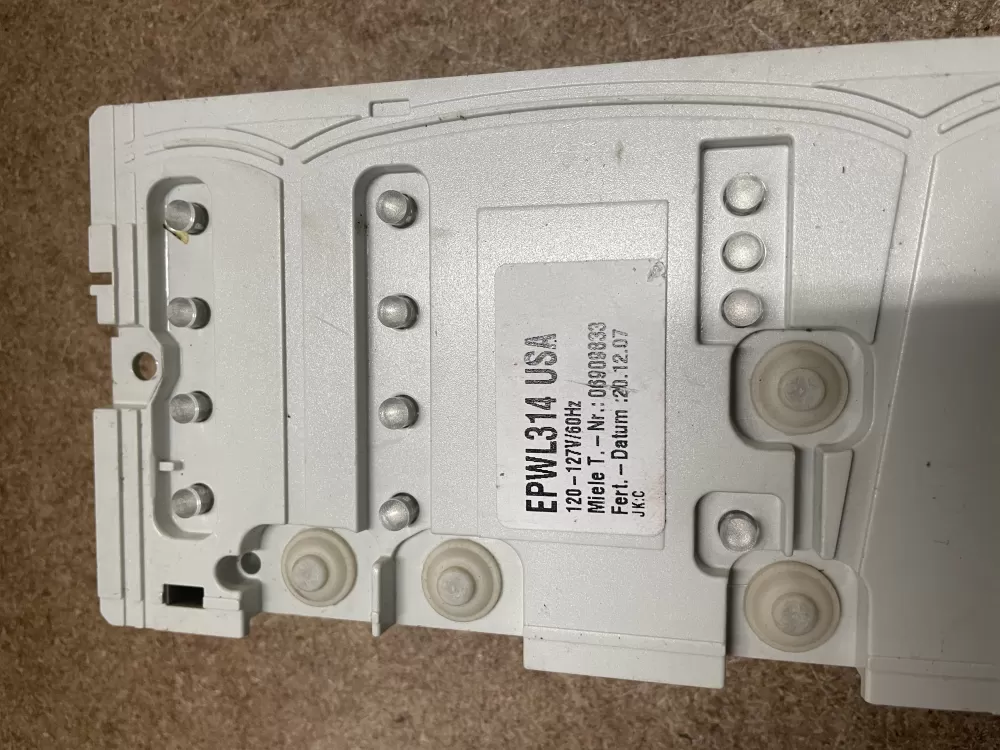 Miele EPWL1314 Dryer UI Display Control Board AZ13278 | KMV117