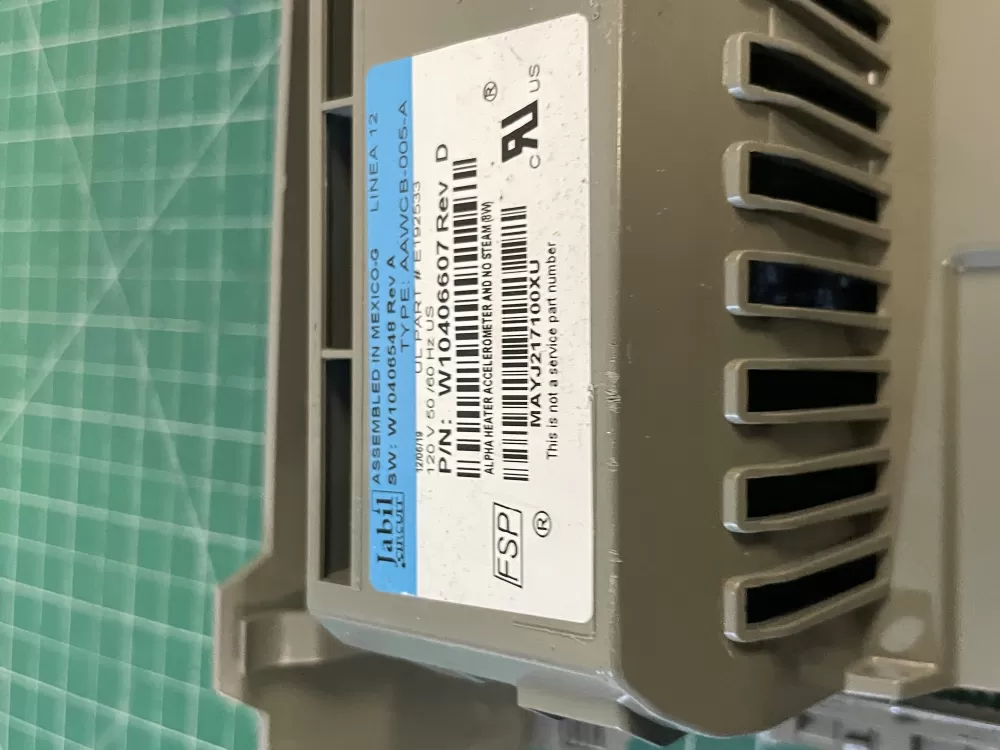 Whirlpool W10406607 Washer Control Board AZ209479 | Wm2058
