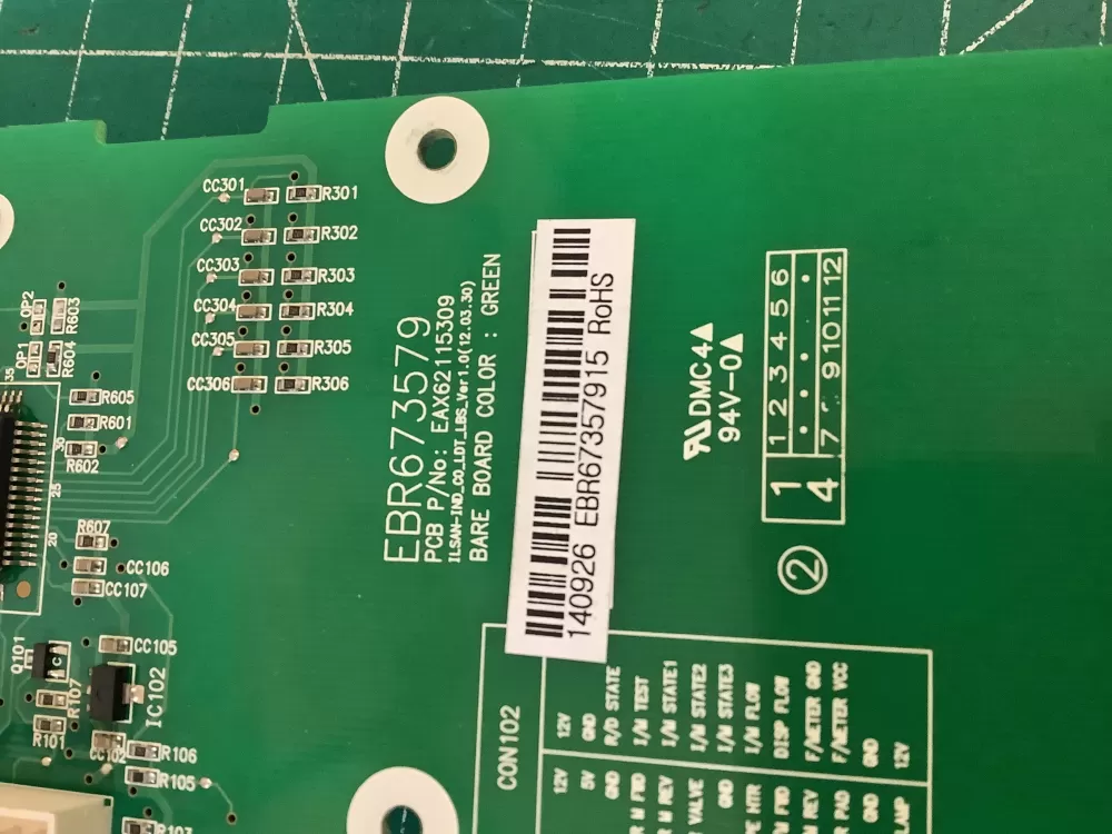 LG Kenmore EBR67357915 Refrigerator Control Board AZ206614 | NR1115
