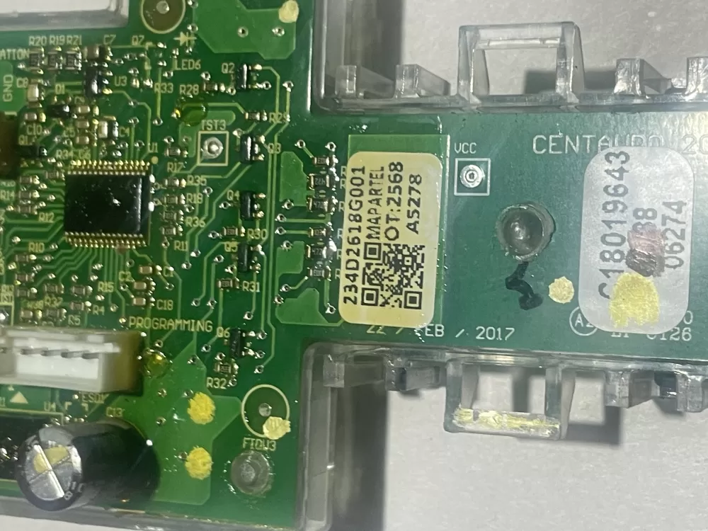 GE 234D2618G001 WE04X27284 Dryer Control Board AZ141205 | Wm2129