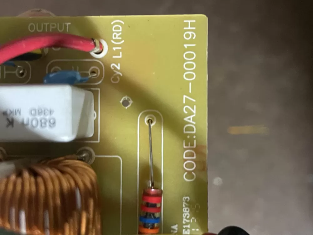 Kenmore DA27 00019H Refrigerator Control Board Noise Filter AZ41150 | Wm1712