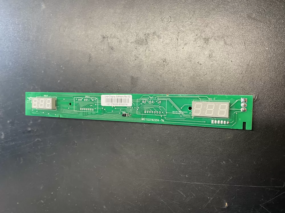 Maytag  KitchenAid  Jenn-Air  Admiral  Dacor  Kenmore WPW10207861  AP6017093  W10207861  12782203  12782203SP  12782205  12782205SP  1468995  67005397  67005400  8208269  PS11750388  MA7703782204-TH Refrigerator Control Board Temperature Display